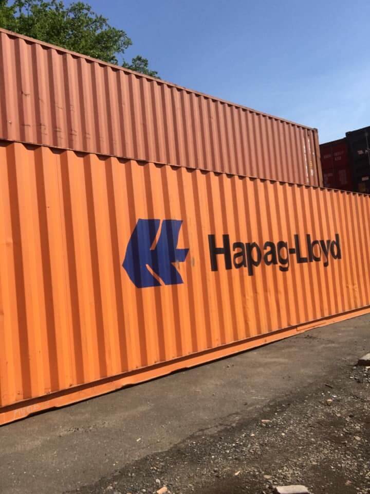 neon orange storage container